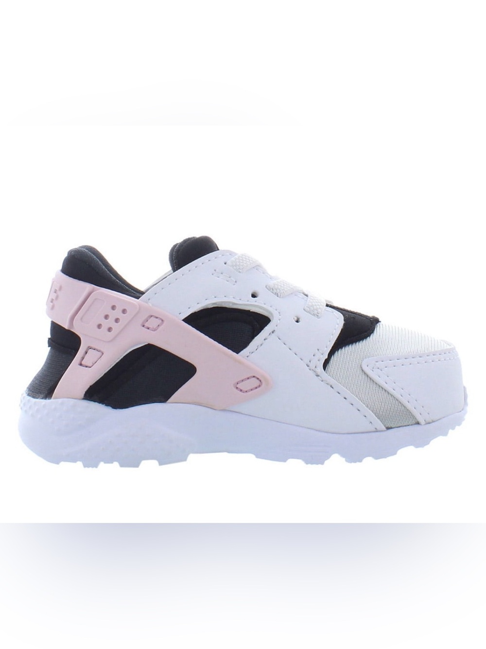 Nike  Air Huarache Kids White Black and Pink Low-Top Sneakers
